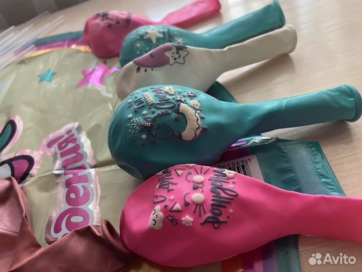 Набор воздушных шаров (С Д.Р. для девочки)