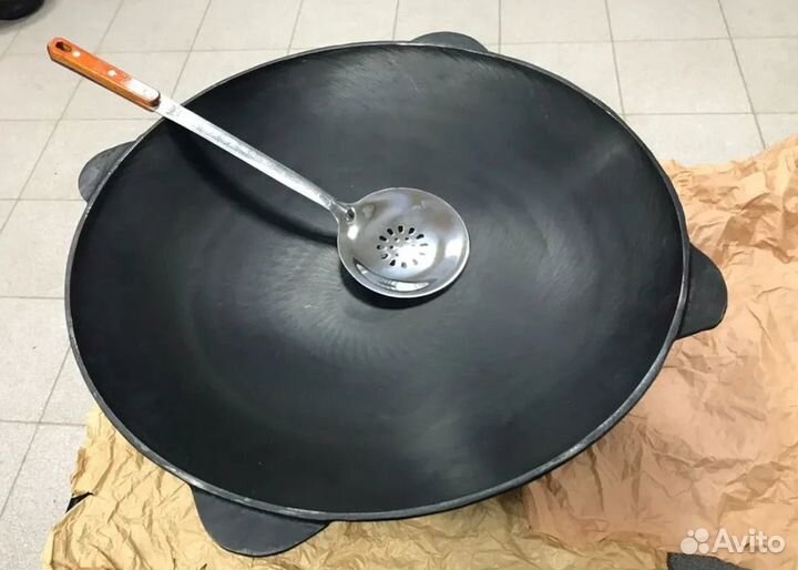 Чугунный садж крышка сковородка