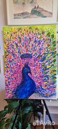 Картина акрилом на холсте