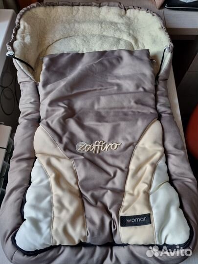 Меховой конверт на овчине в коляску Womar