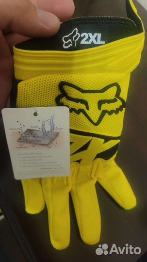 Перчатки новые FOX racing 2XL