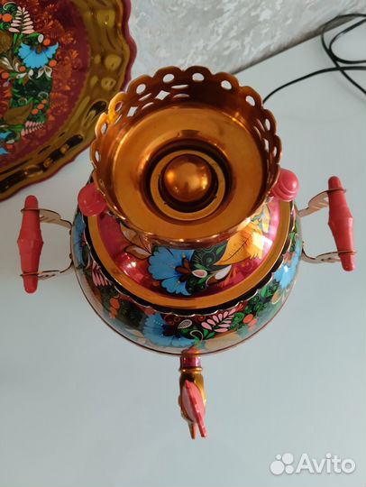 Самовар электрический расписной