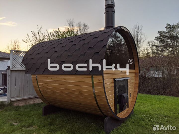 Баня 2,15х2,58 метра круглая от производителя