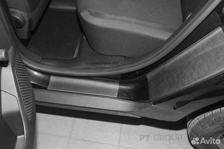 Накладки в проёмы задних дверей Renault duster