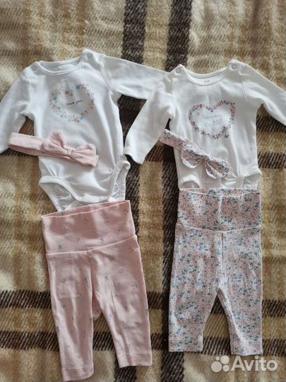 Боди для девочки 56 размер