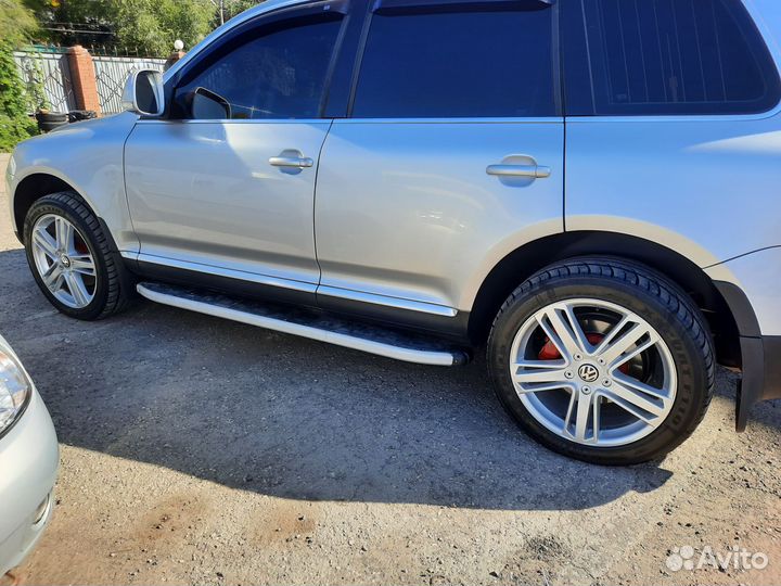 Подножки пороги на touareg