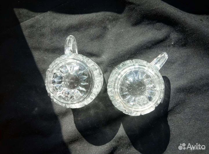 Хрустальные кружки СССР 140 мл 2 шт