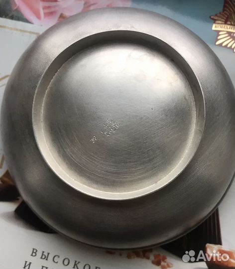 Конфетница, икорница мельхиор СССР