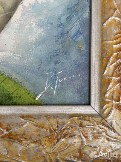 Картина маслом на холсте Клоун