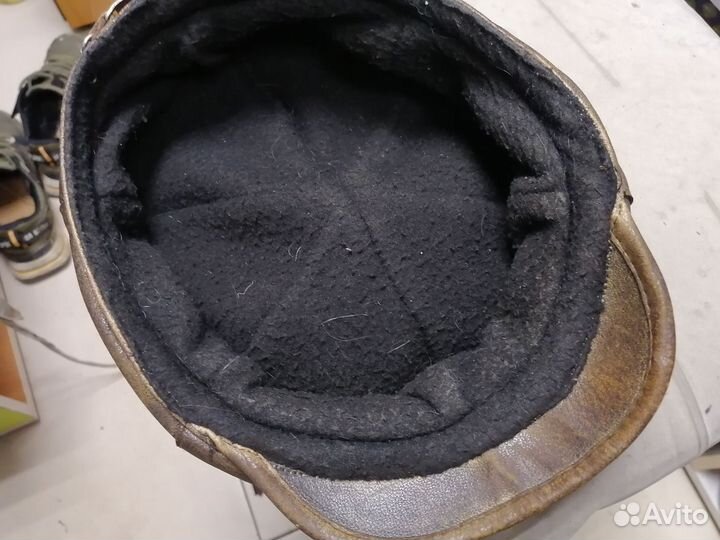 Мужская кожаная кепка