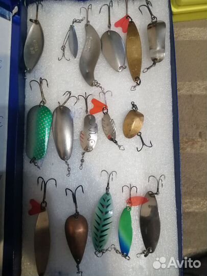 Катушки,балансиры,блесны СССР, крючки, термос СССР