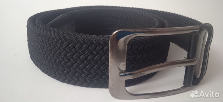 Ремень резинка эластичный плетёный пояс