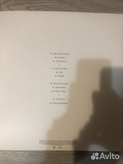 Виниловые пластинки rammstein