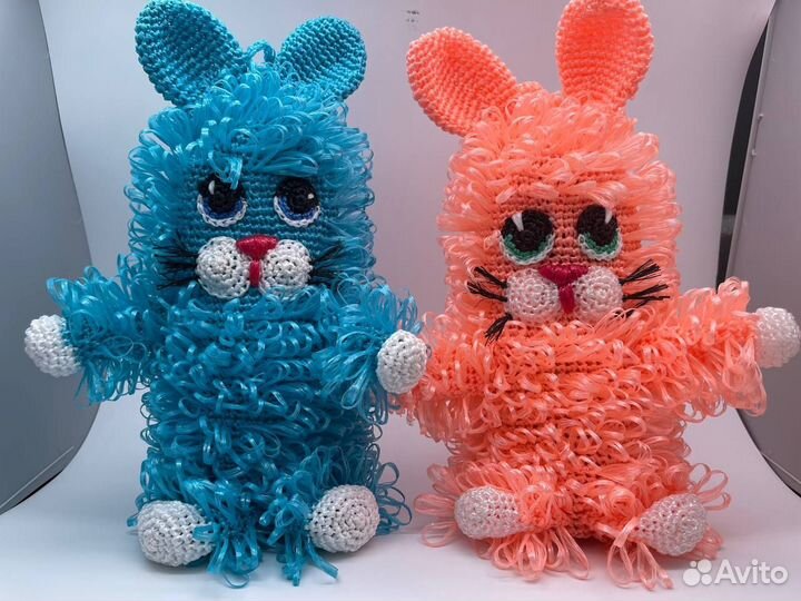 Мочалки Зайцы для ребёнка и не только