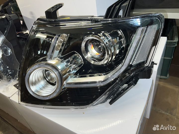 LED Фары передние тюнинг Паджеро 4