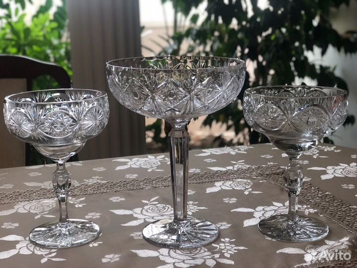 Хрусталь/СССР/ Вазы/винтаж