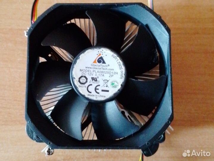 Кулер трехконтактный с радиатором