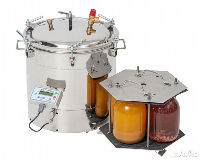 Автоклав на 24 банки с блоком управления