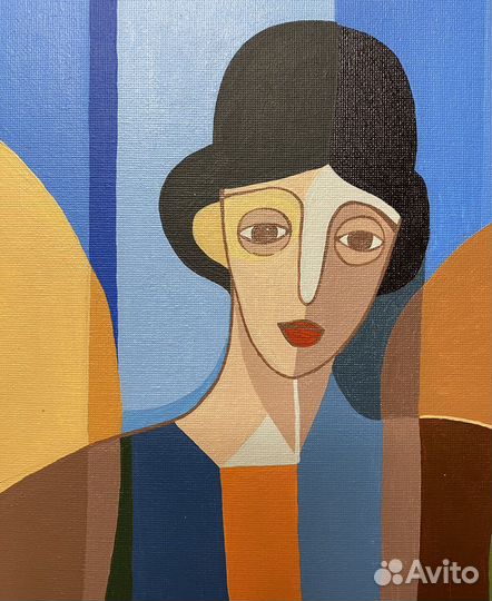 Картина акрилом на холсте