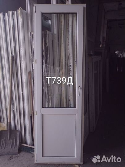 Дверь пластиковая Б/У 2160(в)х680(ш)