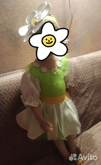 Костюм ромашки, цветочек в садик на утренник