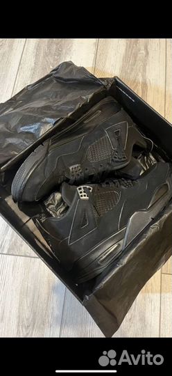 Air jordan 4 black cat оригинал