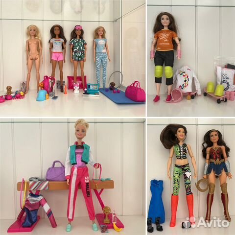 Барби гимнастка релакс грезы спорт barbie