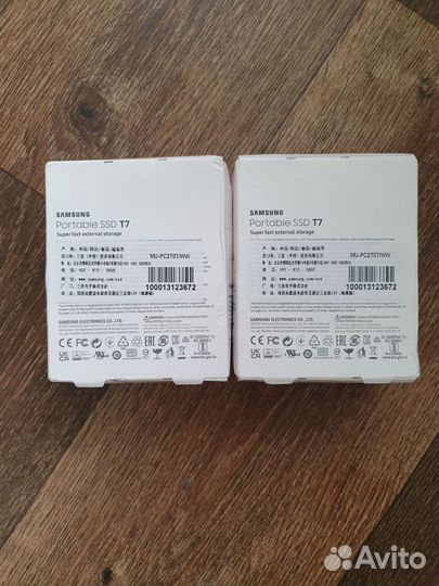 Samsung ssd t7 portable 2tb новый