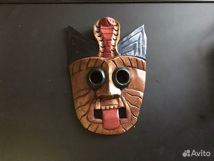 Маски деревянные 2 шт. Таиланд