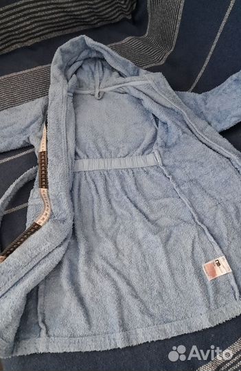 Детский махровый халат 110/116