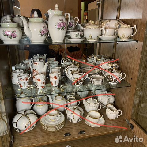 Чайные и кофейные сервизы СССР фарфор