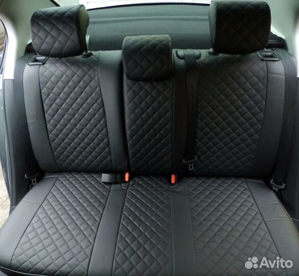 Чехлы Nissan Qashqai 2014- экокожа