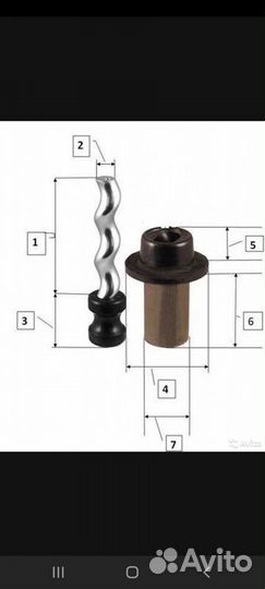 Винтовая пара шнек для насоса 25/50