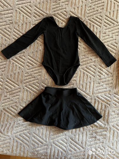 Гимнастический купальник и юбочка 104 размер