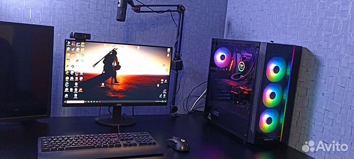 Топ пк для игр и стримов I7 7700K ROG strix 1070