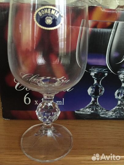 Набор бокалов Claudia(Crystal Bohemia) вино/коньяк