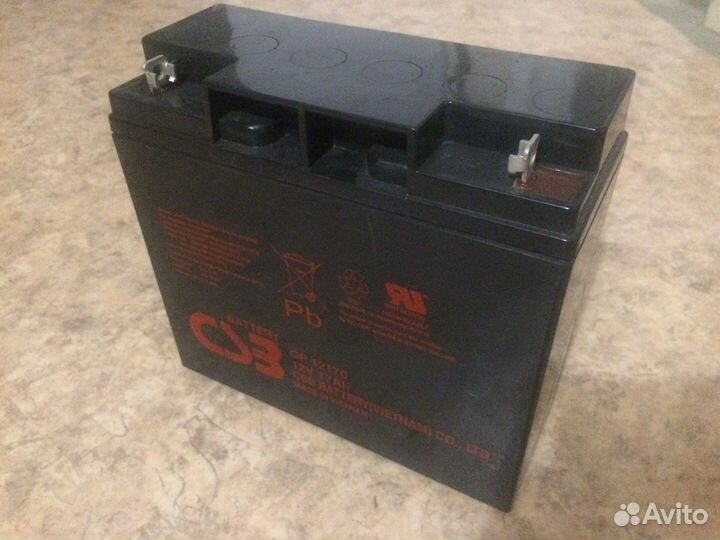 Новый аккумулятор CSB GP12170