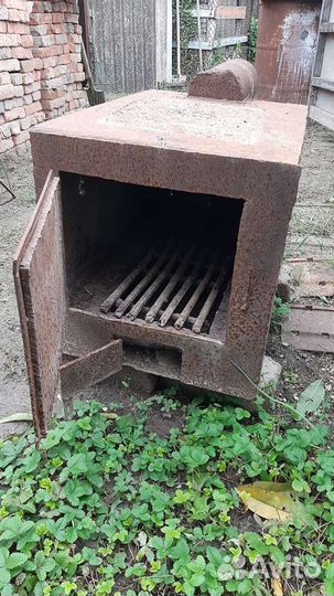 Печь в теплицу с трубой(коленом)