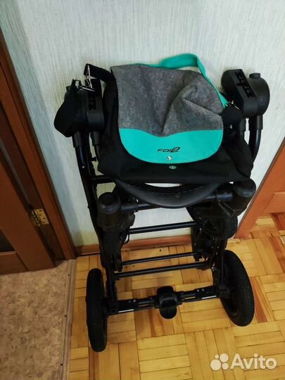Коляска babies 2в1 For2 verdi бирюзовый