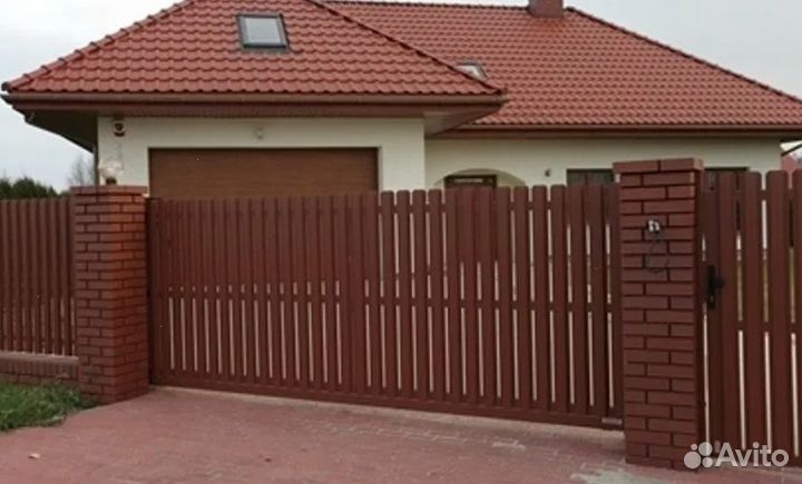 Забор из евроштакетника замер бесплатно быстро