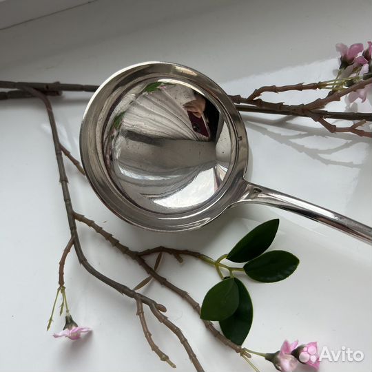 Большой половник, серебрение, Англия