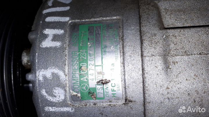 Компрессор кондиционера mercedes w210 w140 w163
