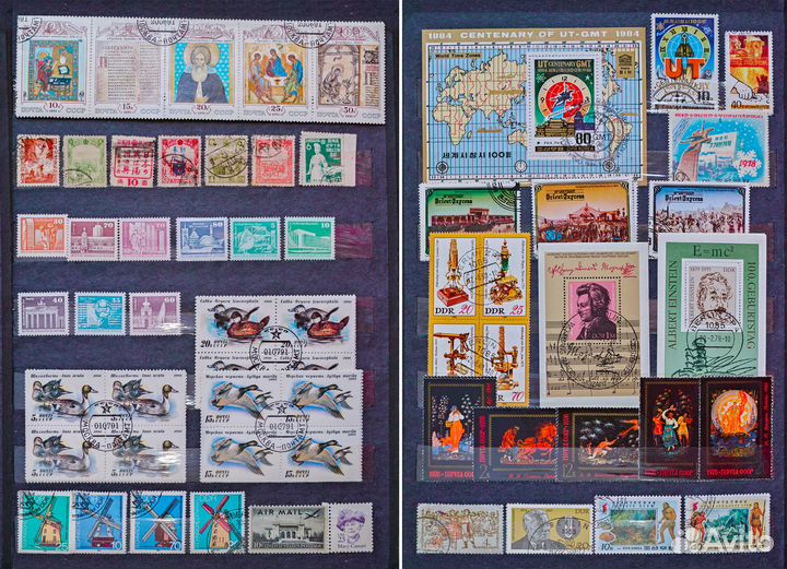 Марки почтовые иностранные, гашенные и чистые 5