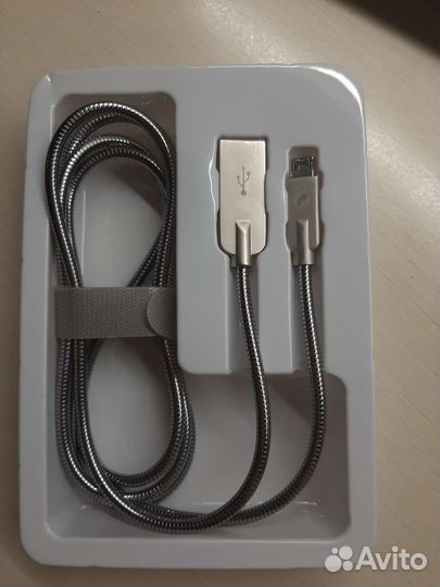 Провод для зарядки двусторонний micro USB