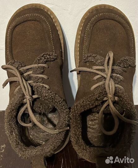 Женские меховые туфли