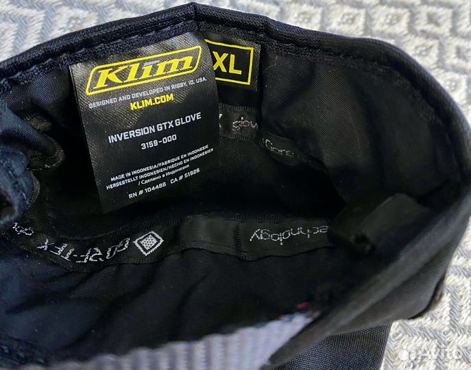 Klim Перчатки / Inversion GTX Glove Asphalt -Black
