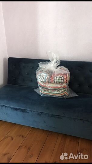 Плед вязаный