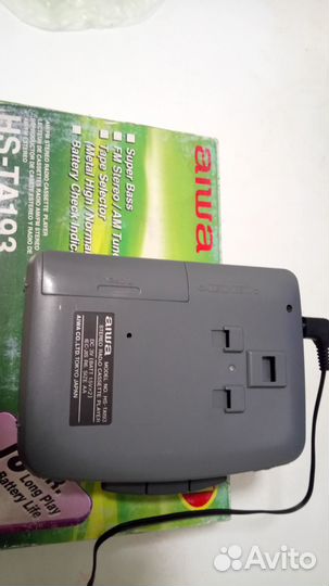 Плеер кассетный aiwa hs-ta193