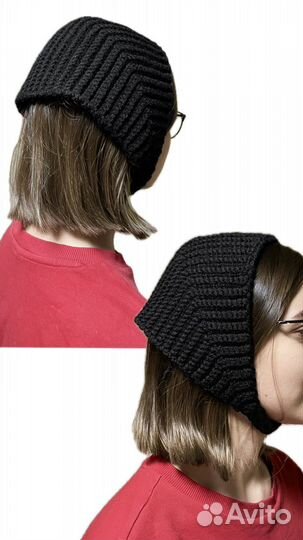 Косынка-чепчик на кнопке