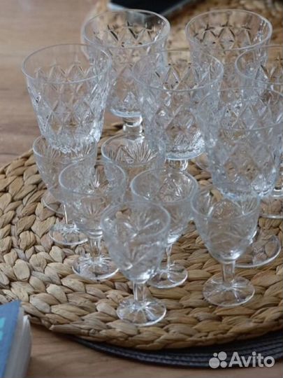 Хрустальные фужеры бокалы СССР